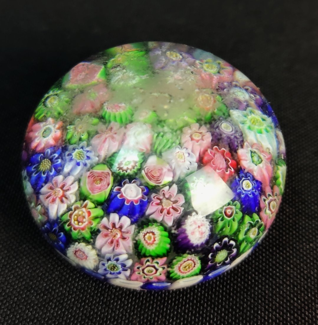 Floral Glass Paperweight (1 of 4)