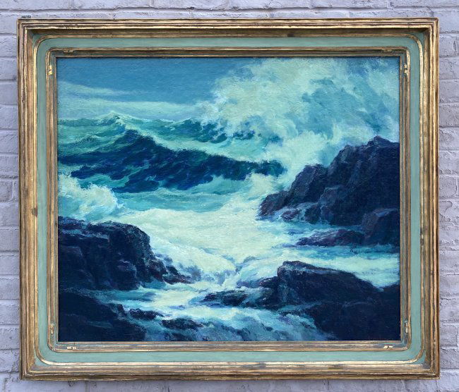 Louis Jensen Wave Splashed Rocks Exhibited (1 of 9)