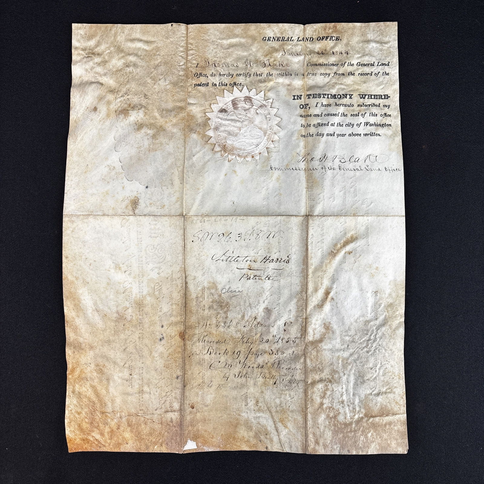 James Monroe Land Grant - 6