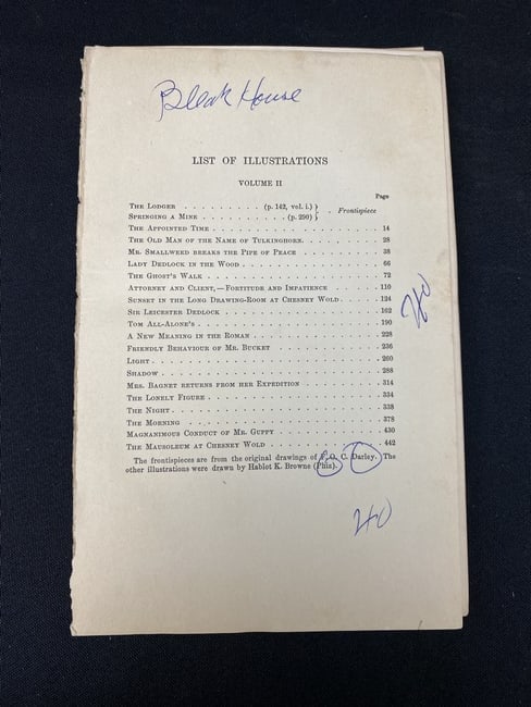 Collection of Illustrations from The Bleak House By Charles Dickens: Collection of 40 Engravings from the book The Bleak House by Charles Dickens. The illustrations are the work of F.O.C. Darley and Halbot K. Browne (Phiz).