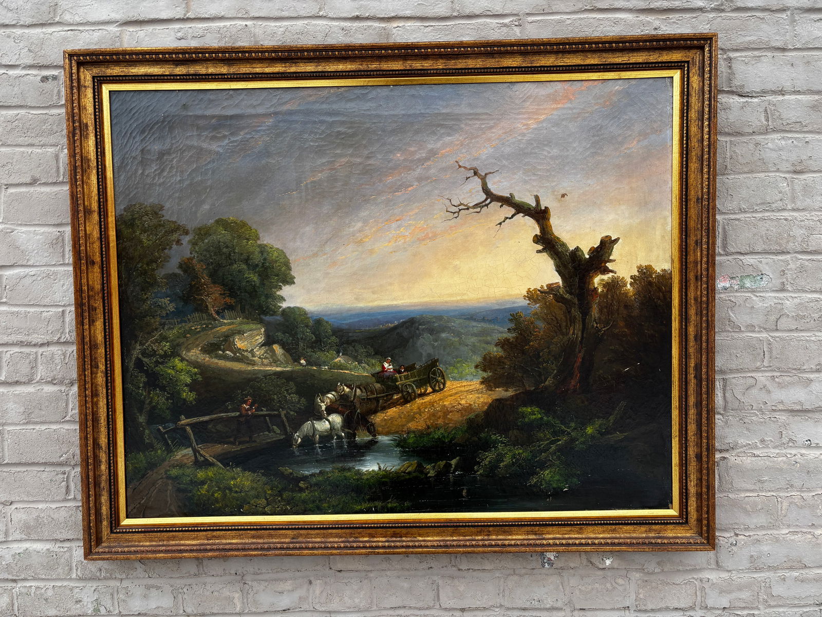 18th or 19th C. English Landscape in the Manner of John Constable (1 of 11)