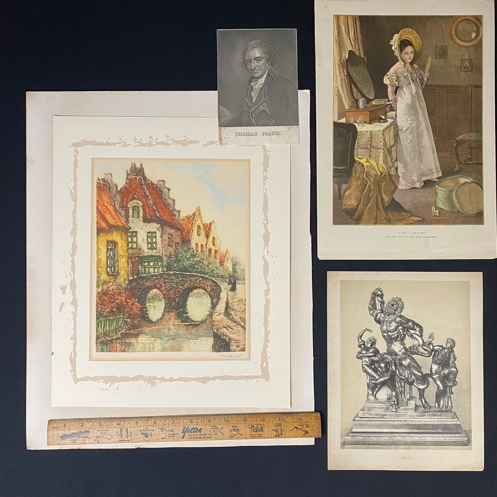 Lot of 4 various prints (1 of 6)