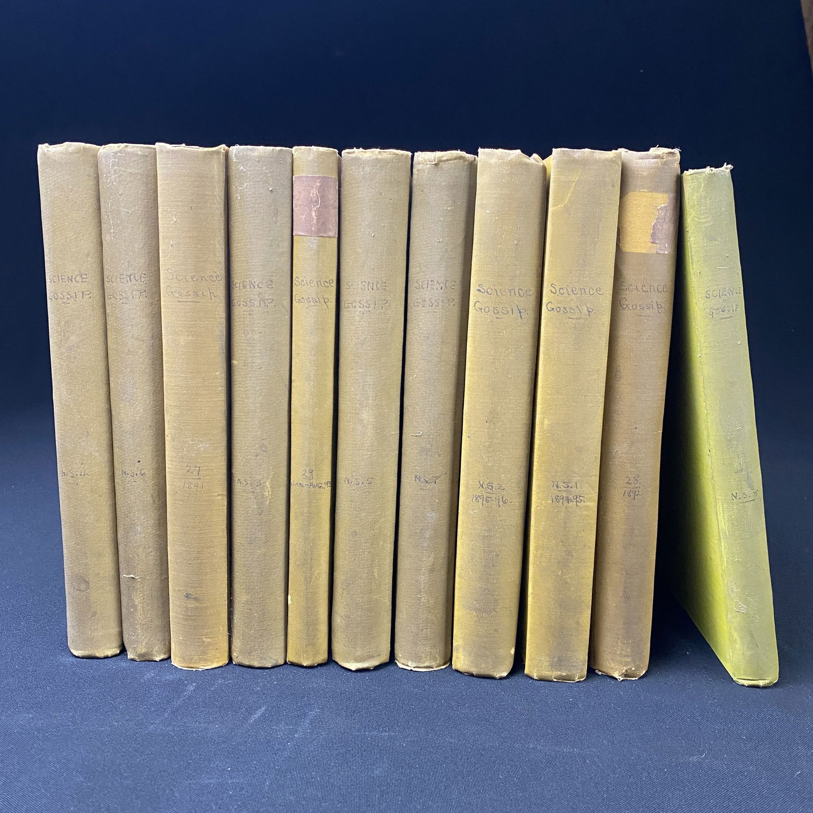 Lot of 11 Science and Gossip Books From 1890s Ex St Louis Botanical Gardens (1 of 6)