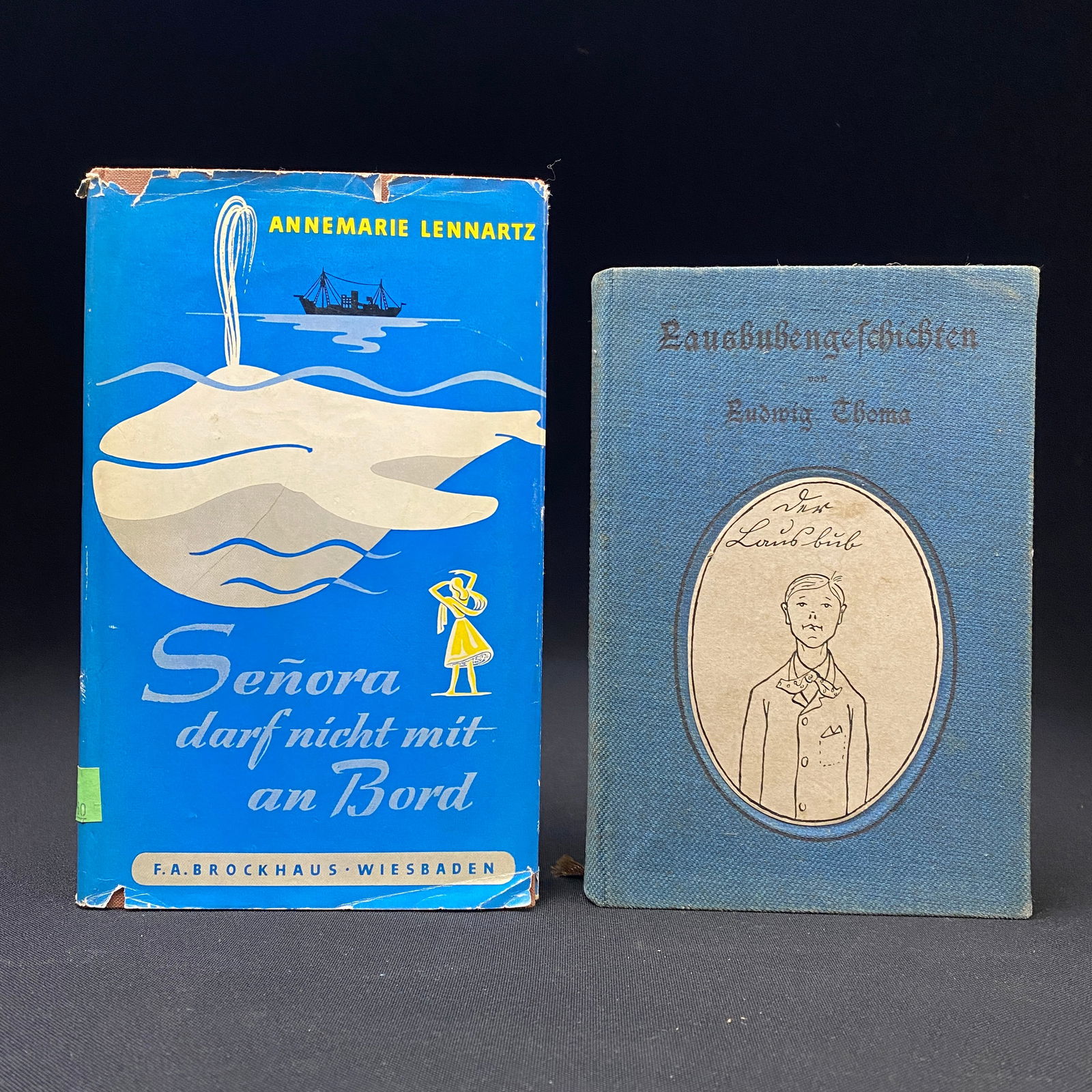 Lot of 2 German Novels by Annemarie Lennartz and Ludwig Thoma (1 of 6)