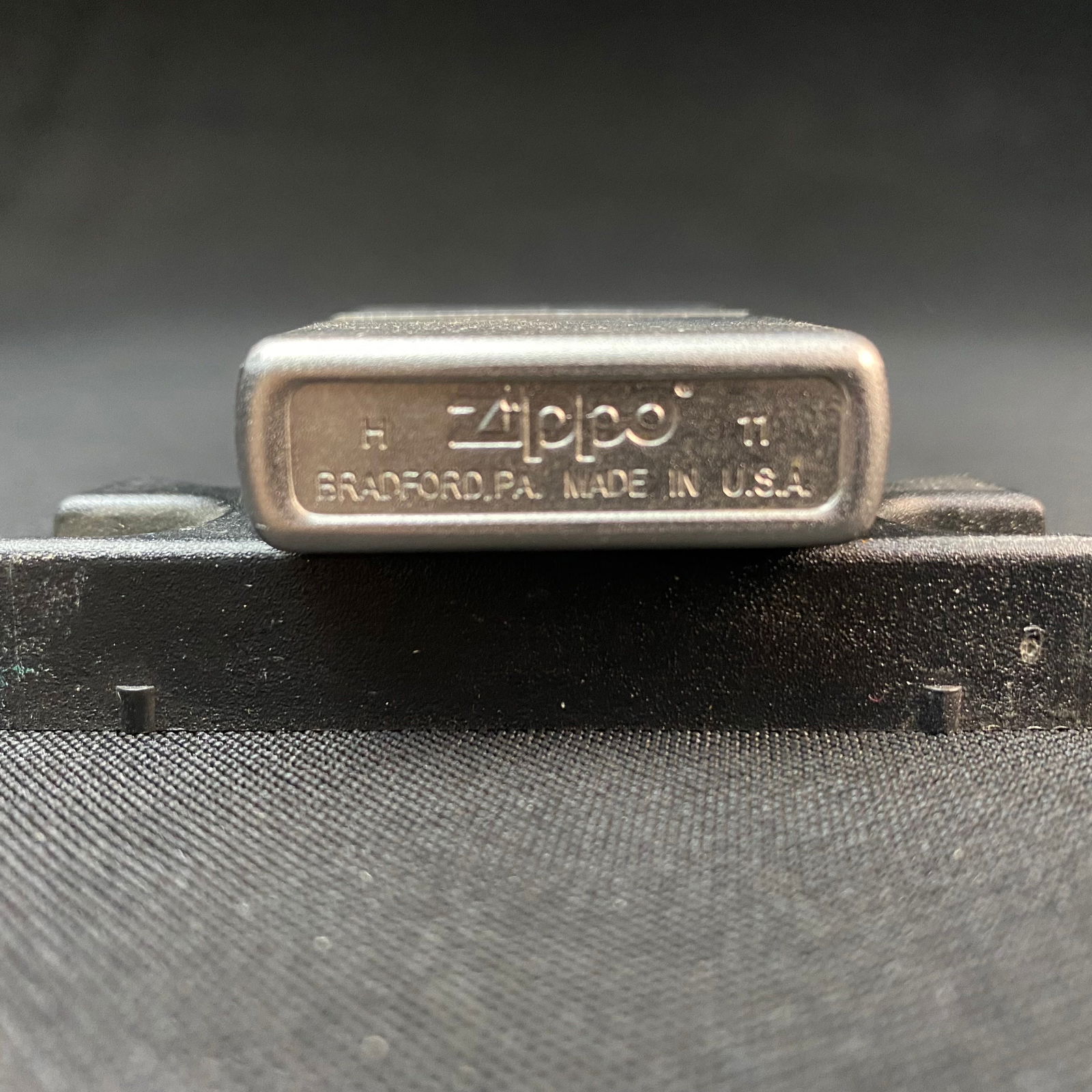 Dull/Matte Chrome Zippo Lighter - 2