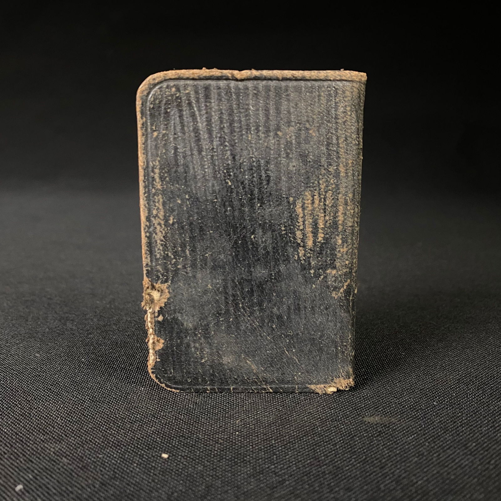 Tiny Pocket notebook with embossed gold leaf native American archer - 4