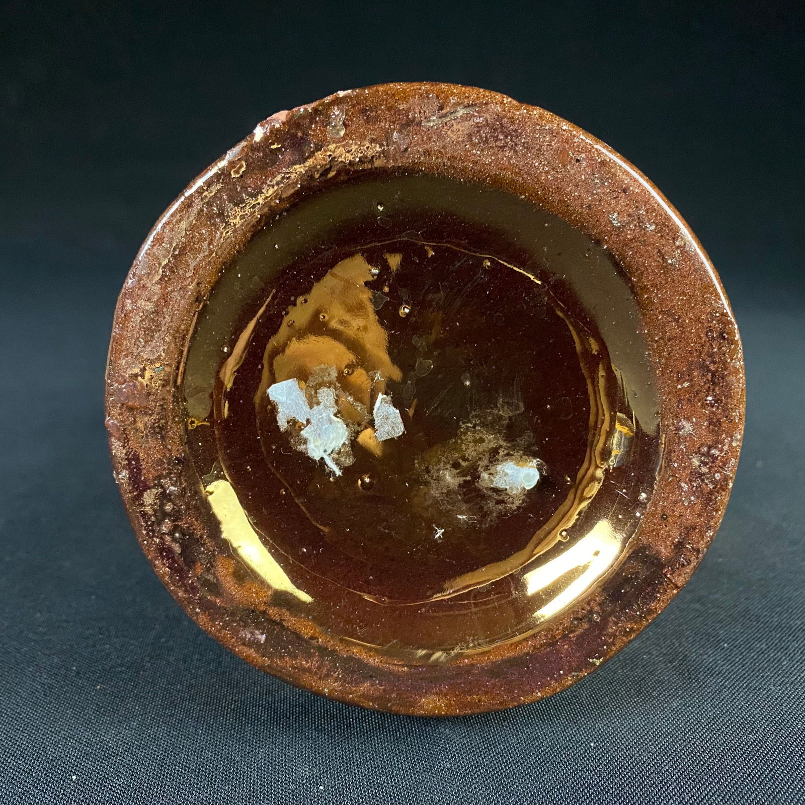 Metallic Glazed Ceramic Pitcher - 14