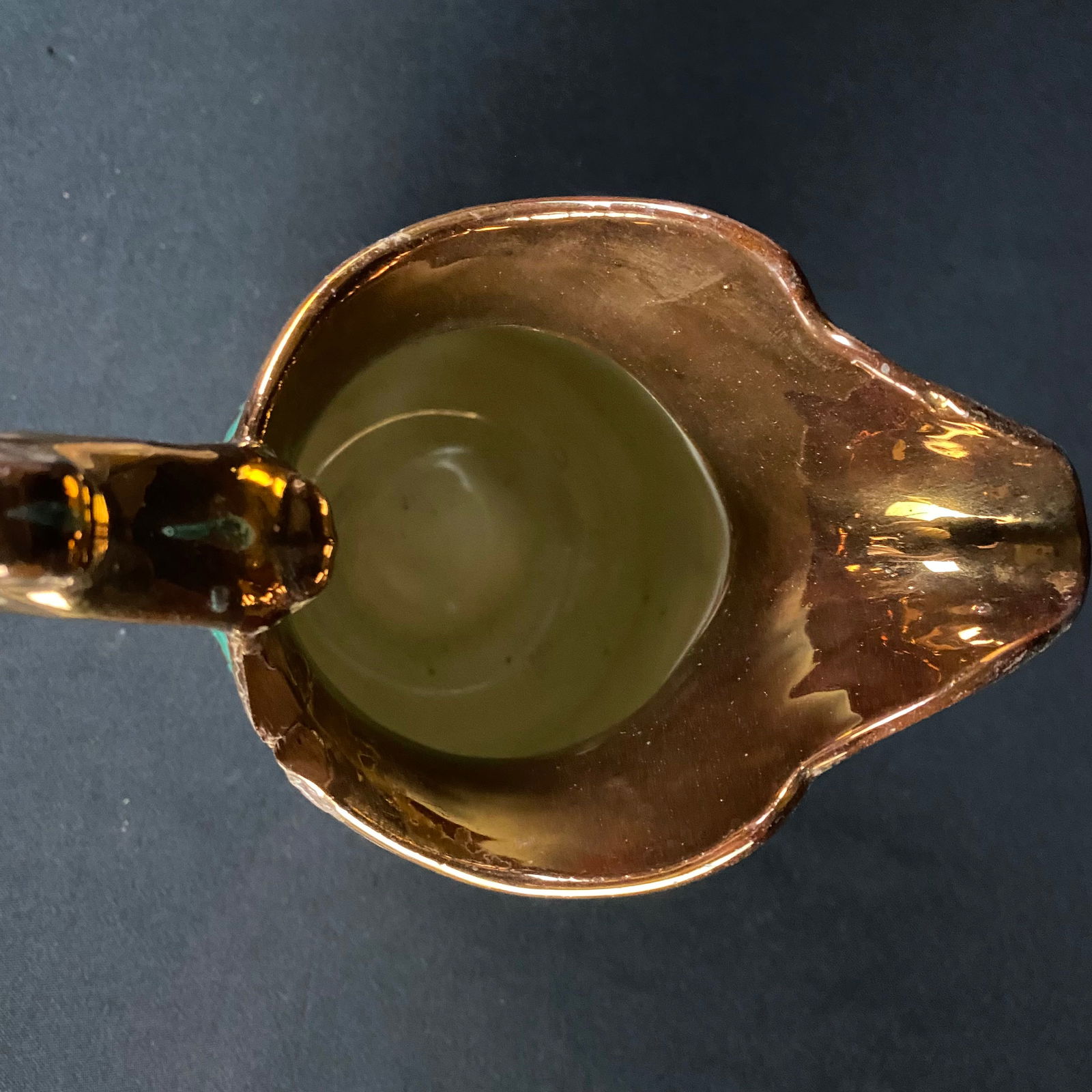 Metallic Glazed Ceramic Pitcher - 6