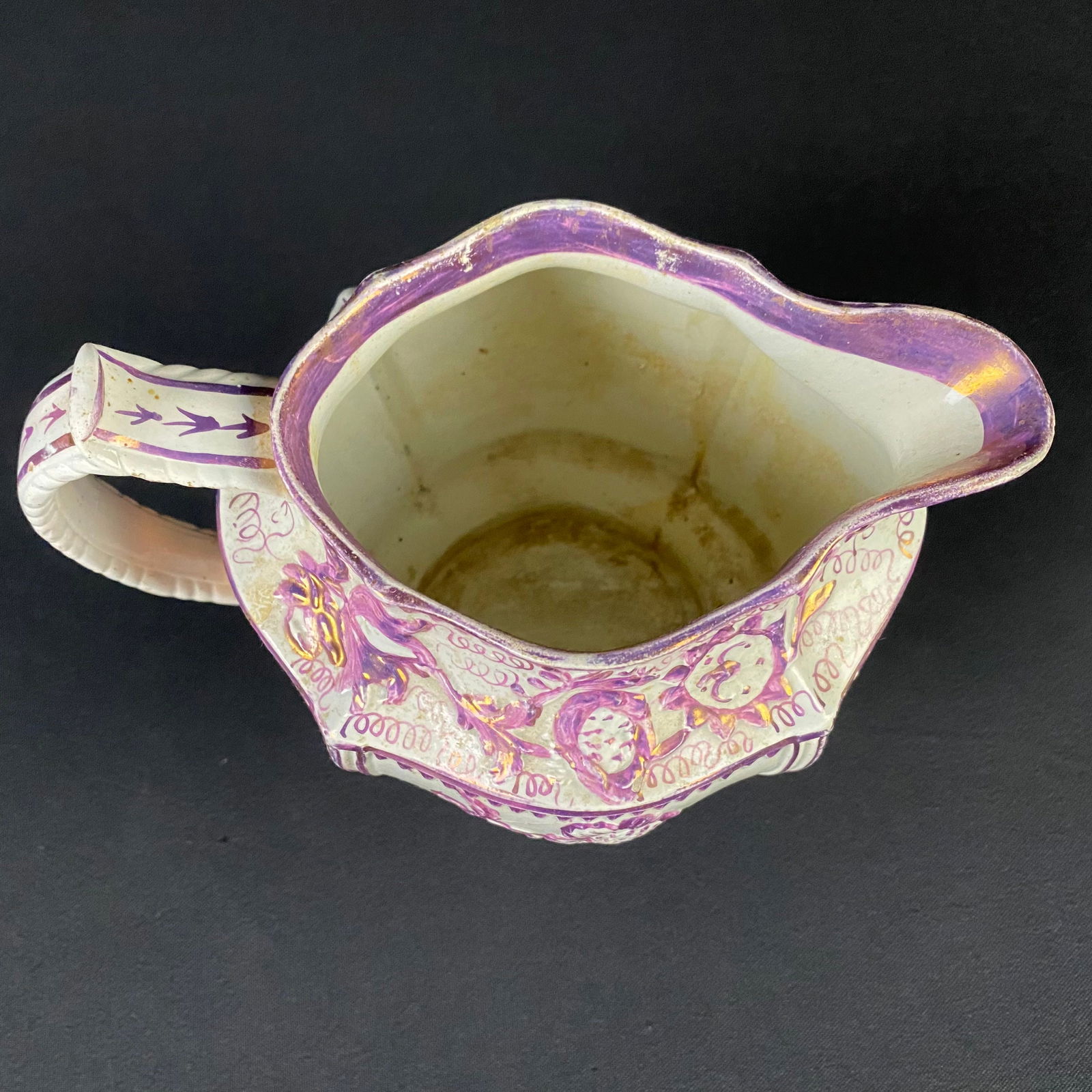 Purple Eagle Lustre Jug - 10