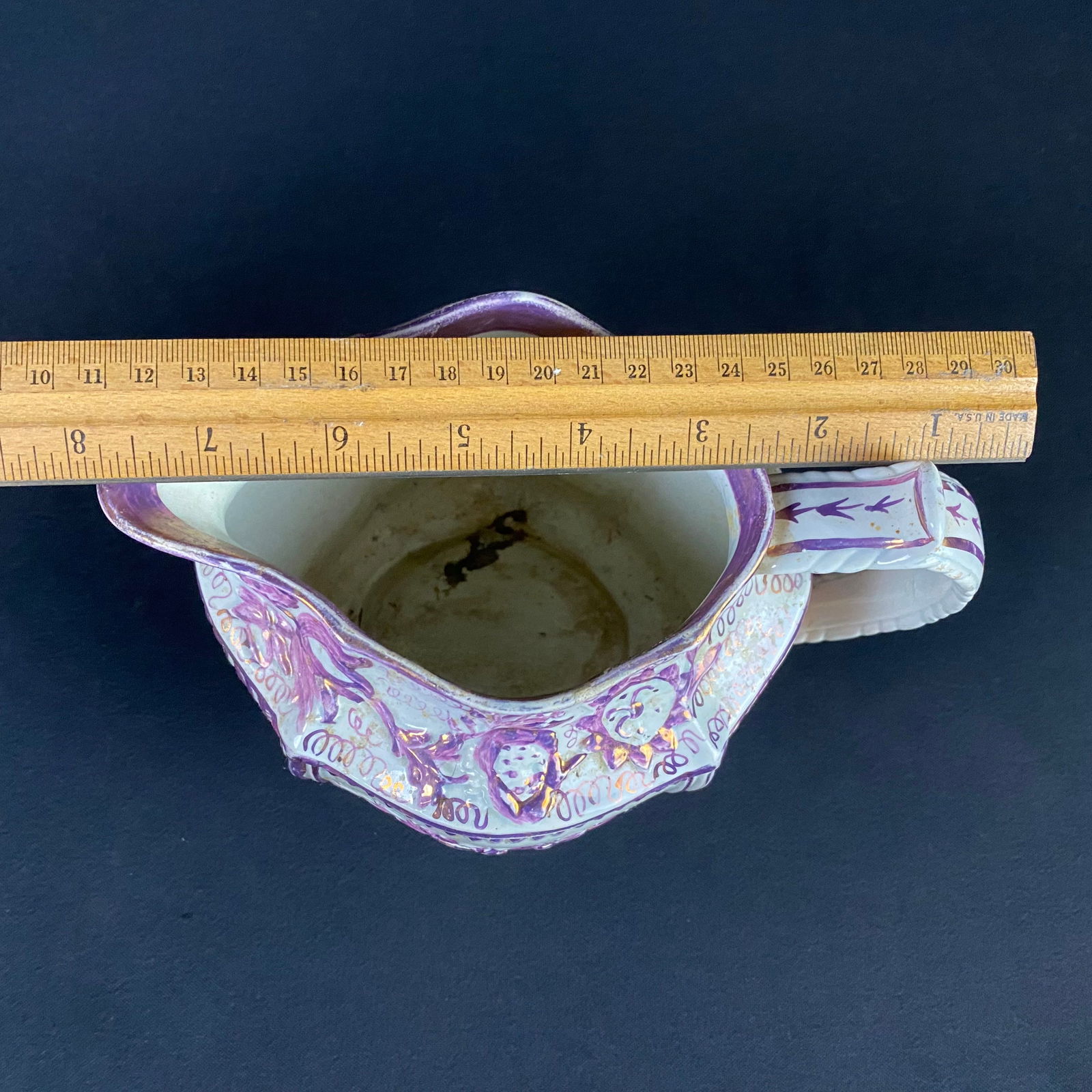 Purple Eagle Lustre Jug - 14