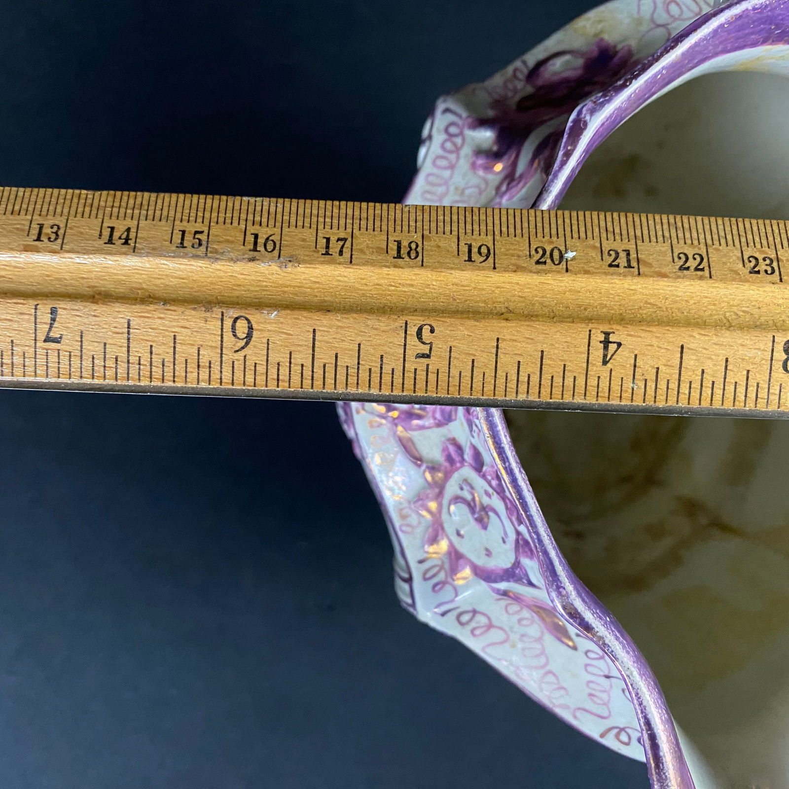 Purple Eagle Lustre Jug - 15