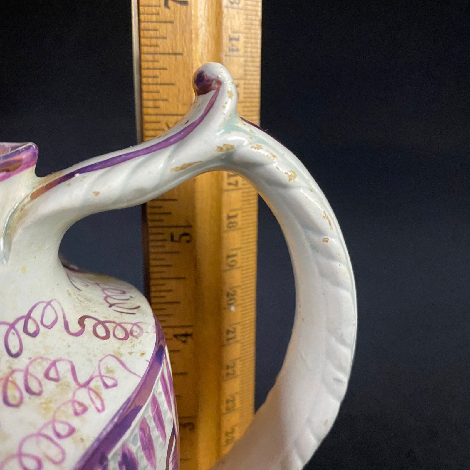 Purple Eagle Lustre Jug - 16