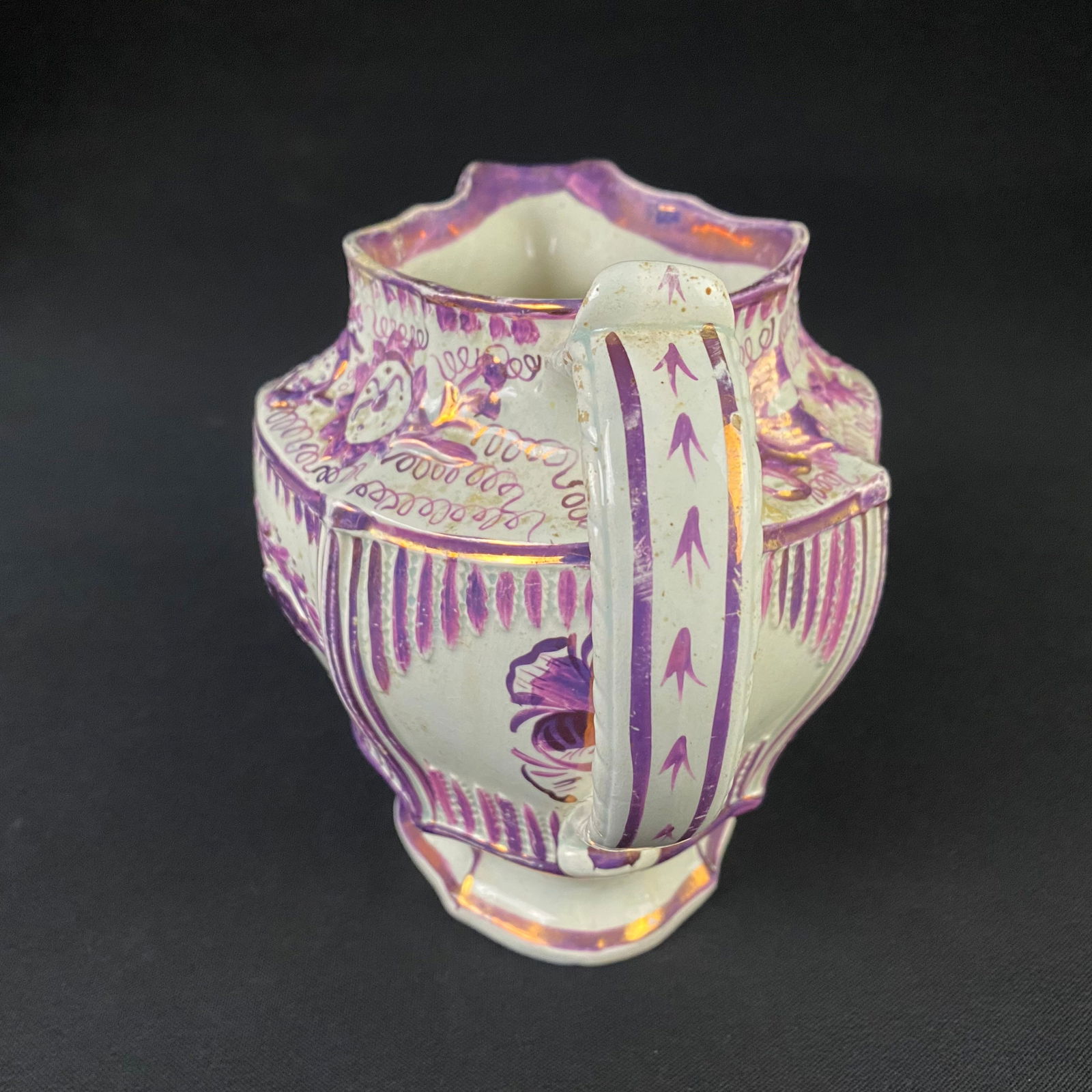 Purple Eagle Lustre Jug - 7