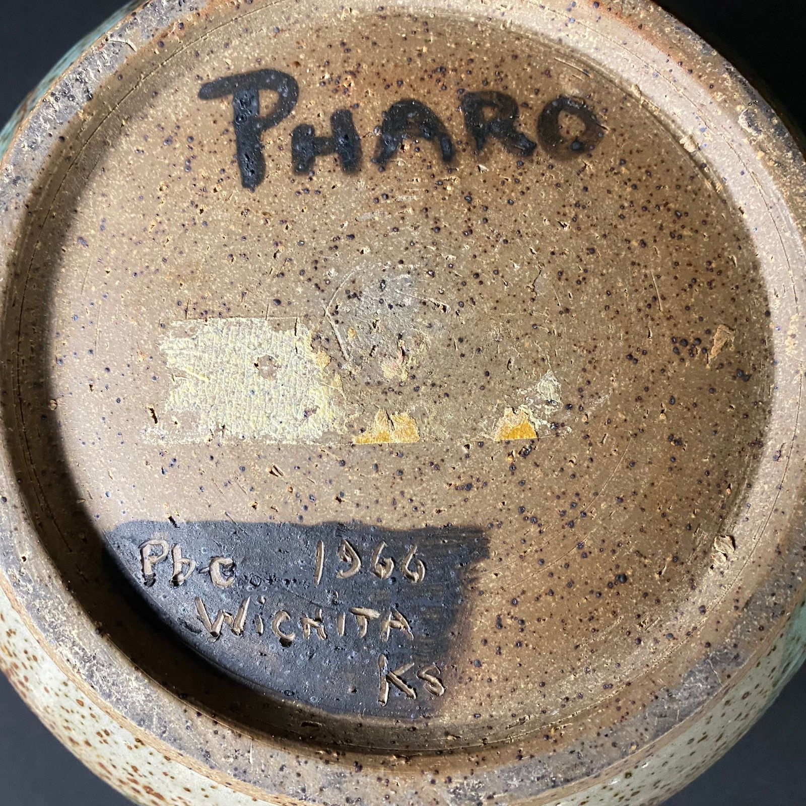 Jack Pharo Ceramic Pot, Signed and Dated 1966 - 4