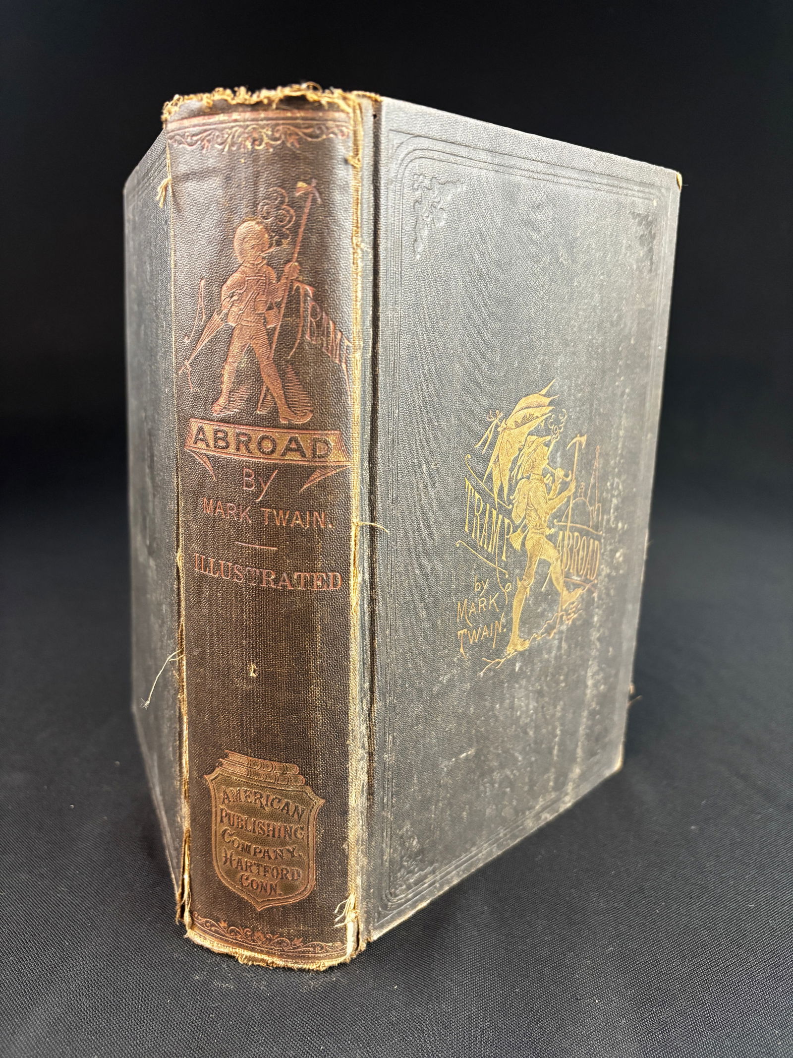 Vintage copy of Tramp Abroad by Mark Twain 1880 (1 of 7)