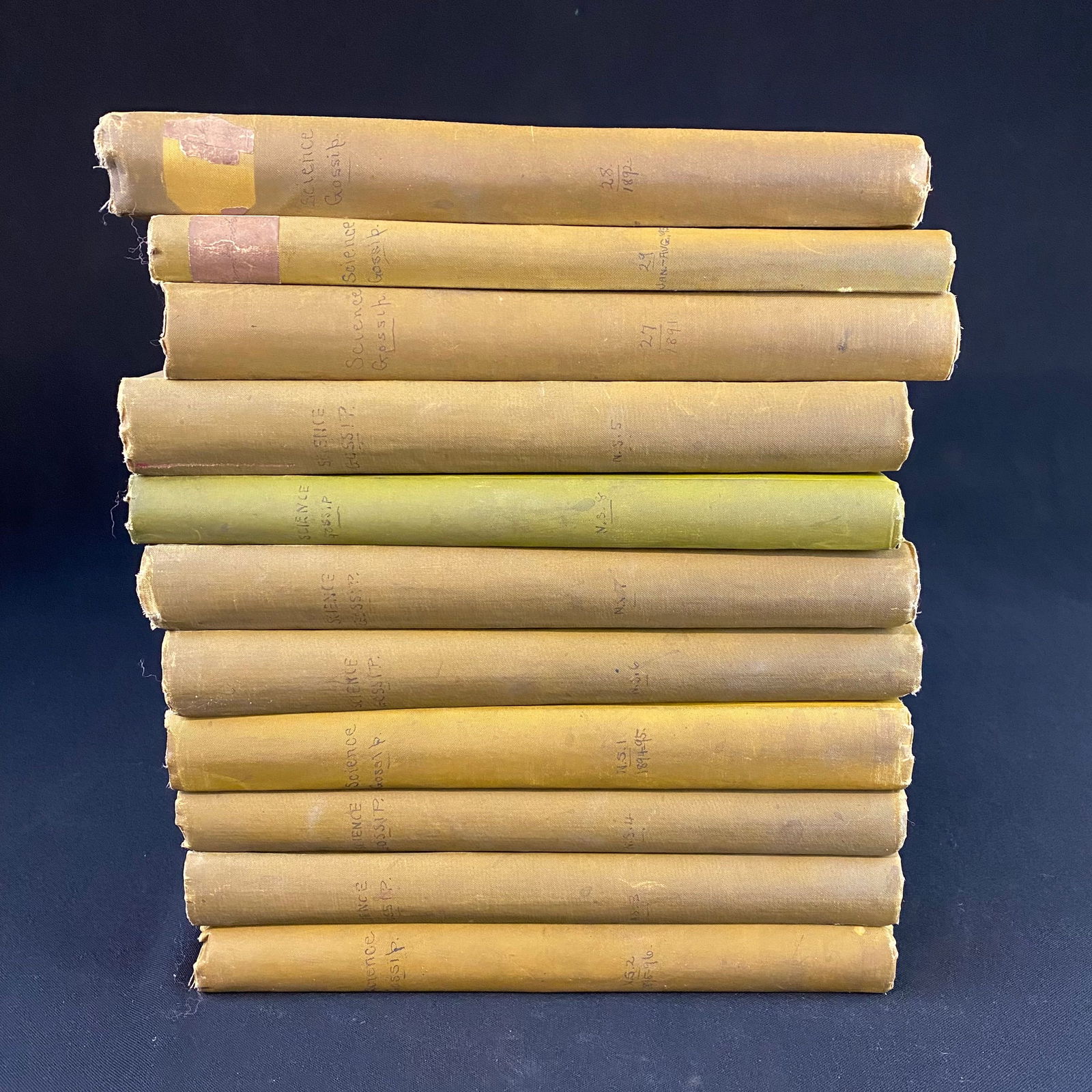 Vintager 11 book set of Science Gossip; An illustrated monthly record of Nature and Country-lore (1 of 7)