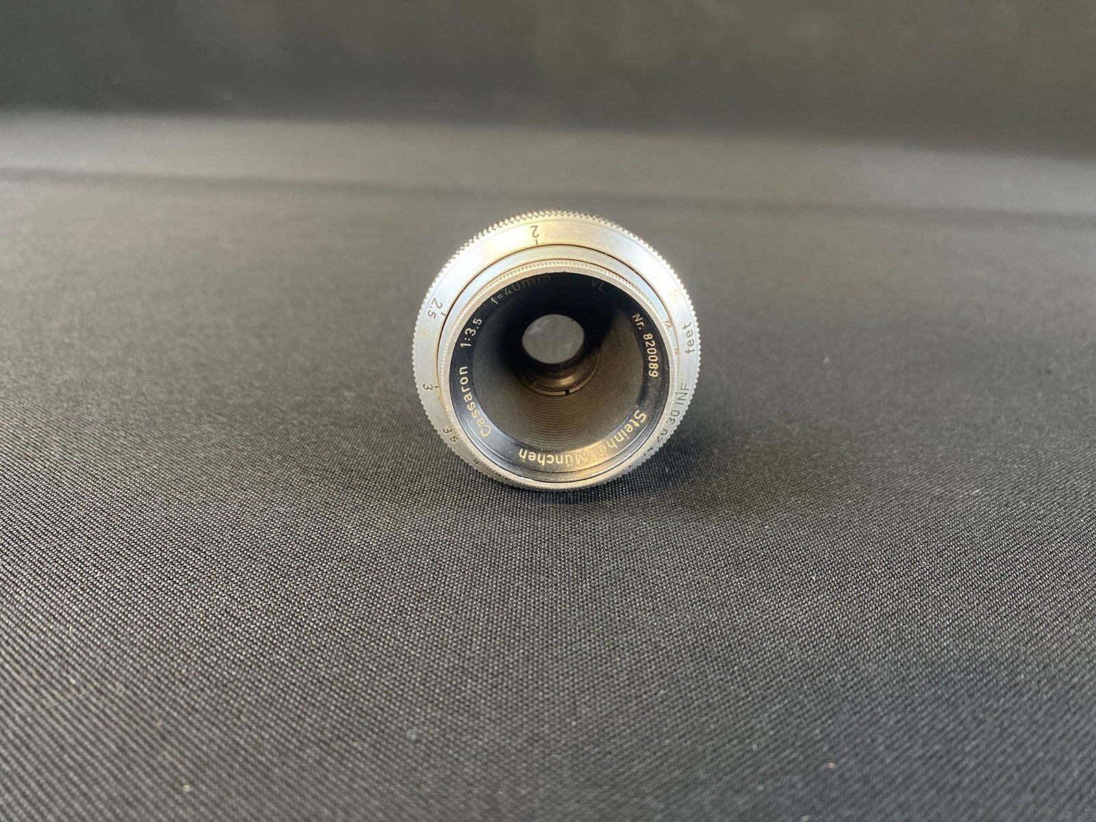 Vintage Steinheil Munchen Cassaron VL camera lens (1 of 6)