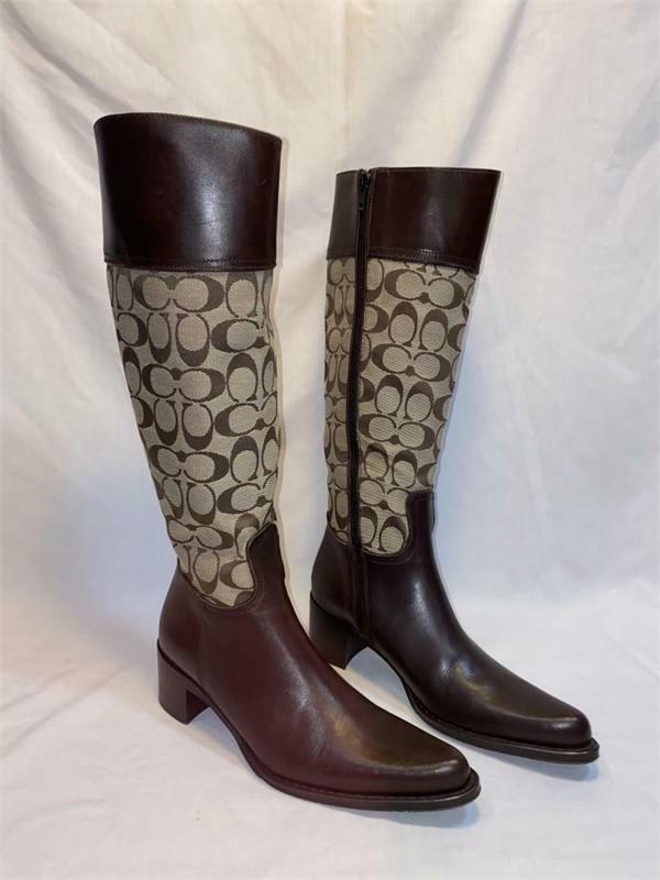 COACH BOOTS - BROWN/TAN - SZ 7.B: COACH BOOTS - BROWN/TAN - SZ 7.B