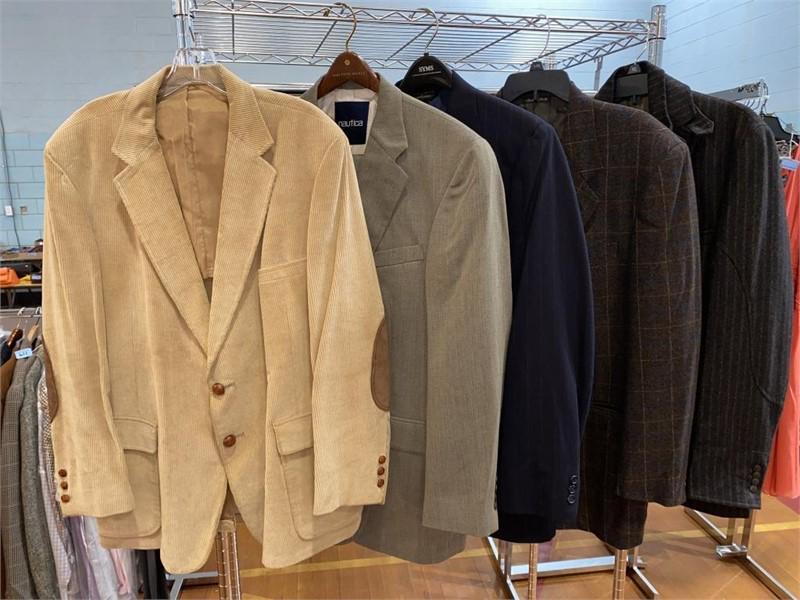 5 MENS JACKETS: NAUTICA , ETC.