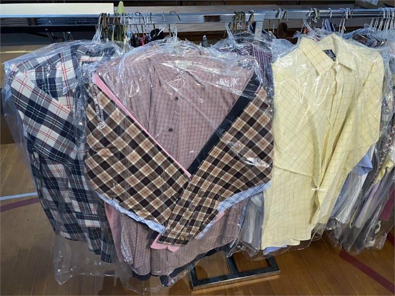 21 MEN'S DRESS SHIRTS: JOS. A BANK, J CREW ETC