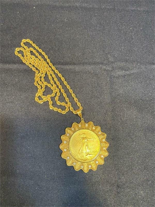 1924 20 GOLD PIECE NECKLACE Nov 15, 2020 Russum's Furniture