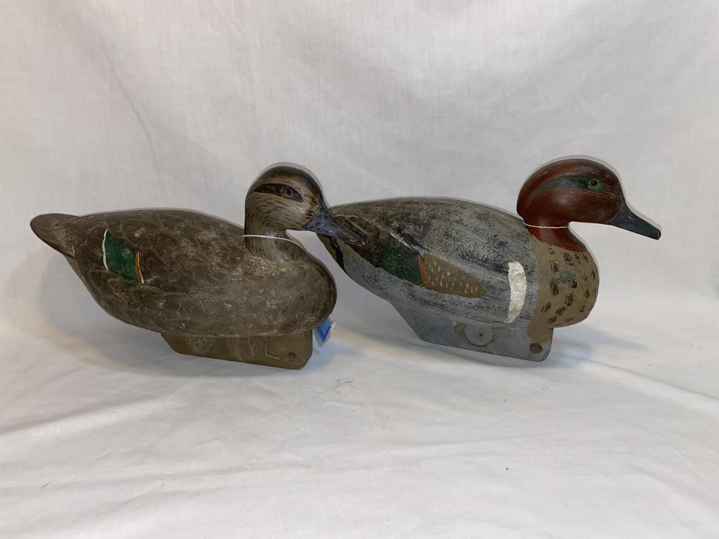 PAIR RON LABER CORK GREEN WING TEAL: .