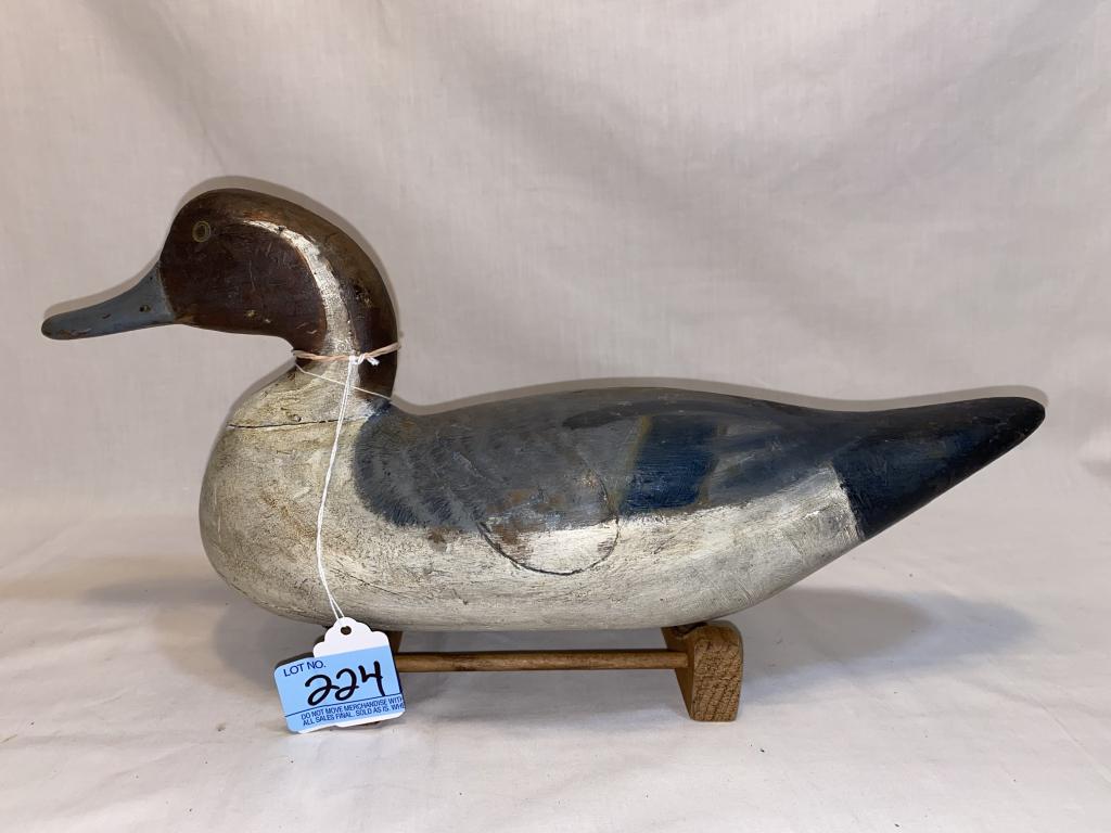MADISON MITCHELL PINTAIL DRAKE DECOY: TOUCH UP TO PAINT