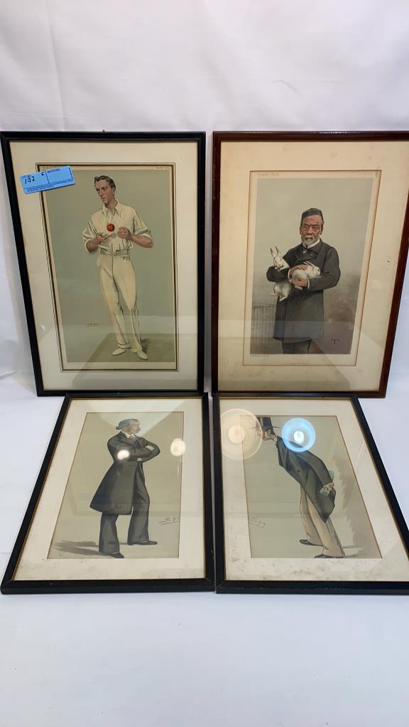 6 VANITY FAIR "SPY" PRINTS (1 of 8)