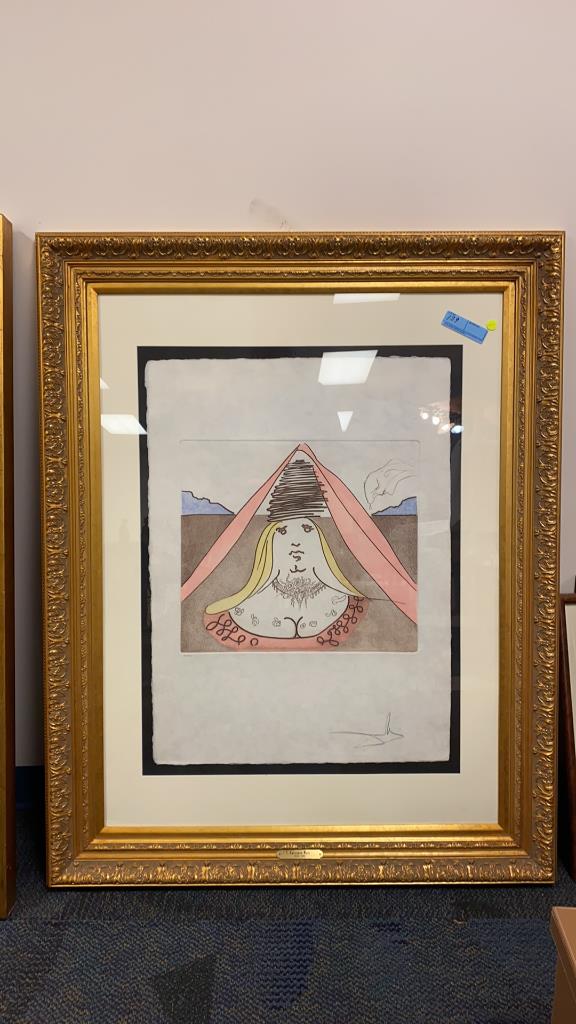 LARGE SALVADOR DALI PRINT (1 of 9)