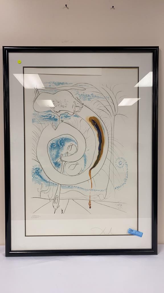 LARGE SALVADOR DALI PRINT (1 of 7)