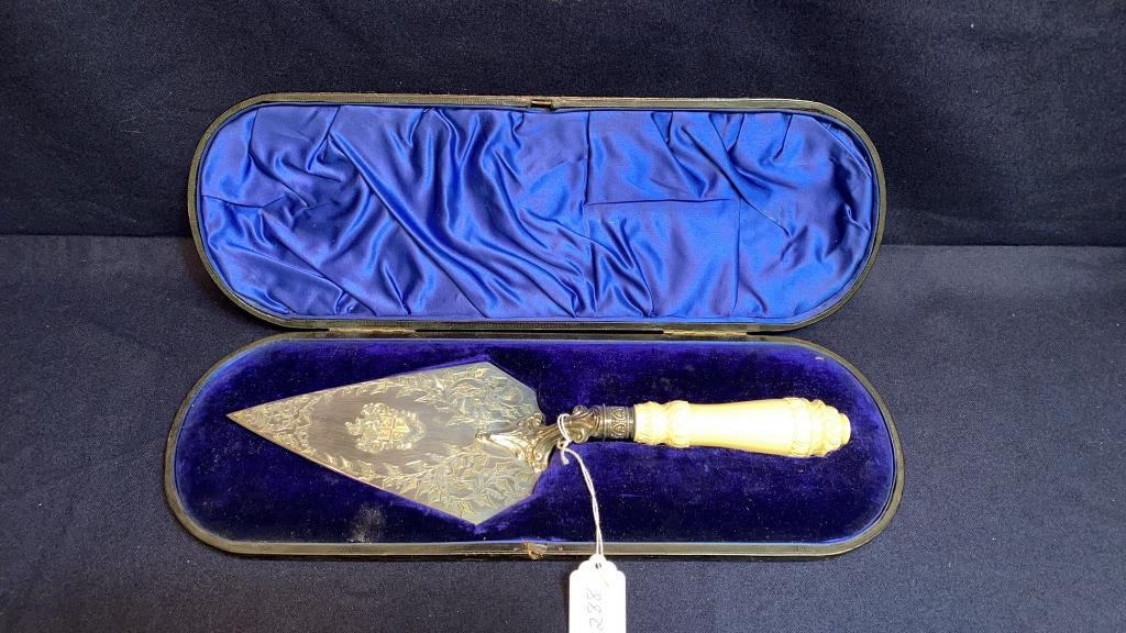 ANTIQUE ENGLISH SILVER SERVER (1 of 6)