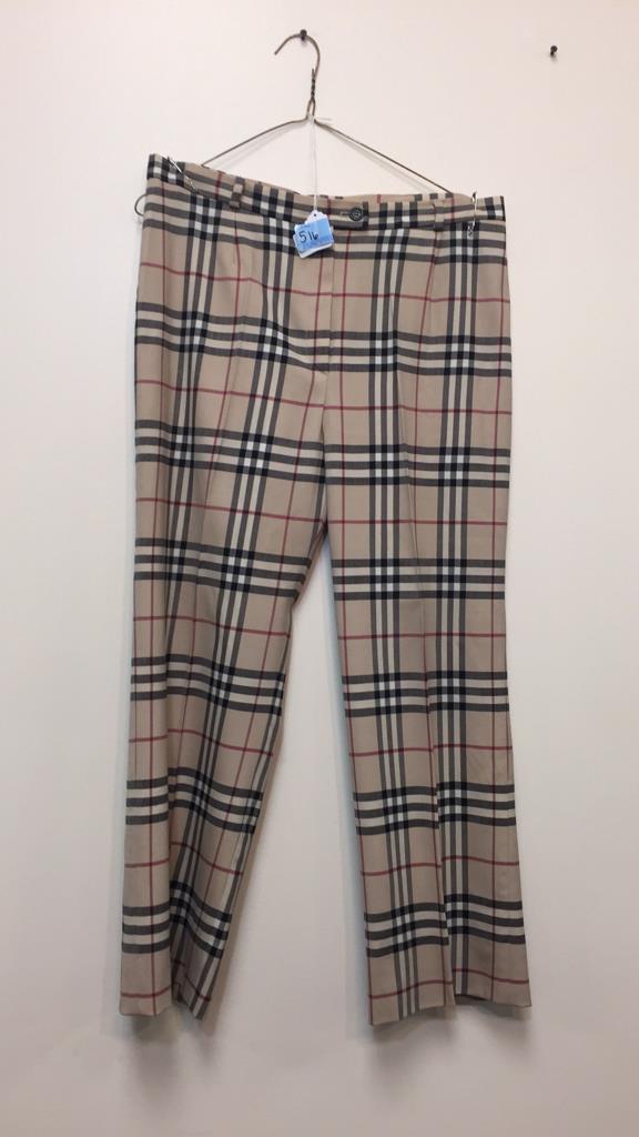VINTAGE BURBERRY SLACKS / PANTS - USA SIZE 10: ~