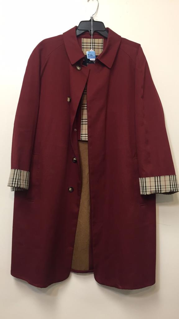 BURBERRY LONG OVER COAT ~ SIZE 54R (1 of 11)