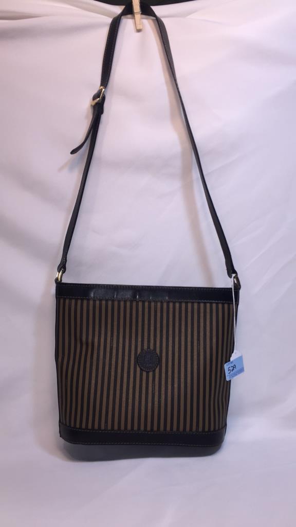 SIGNED FENDI SHOULDER BAG 11"x9.5" TALL (1 of 12)
