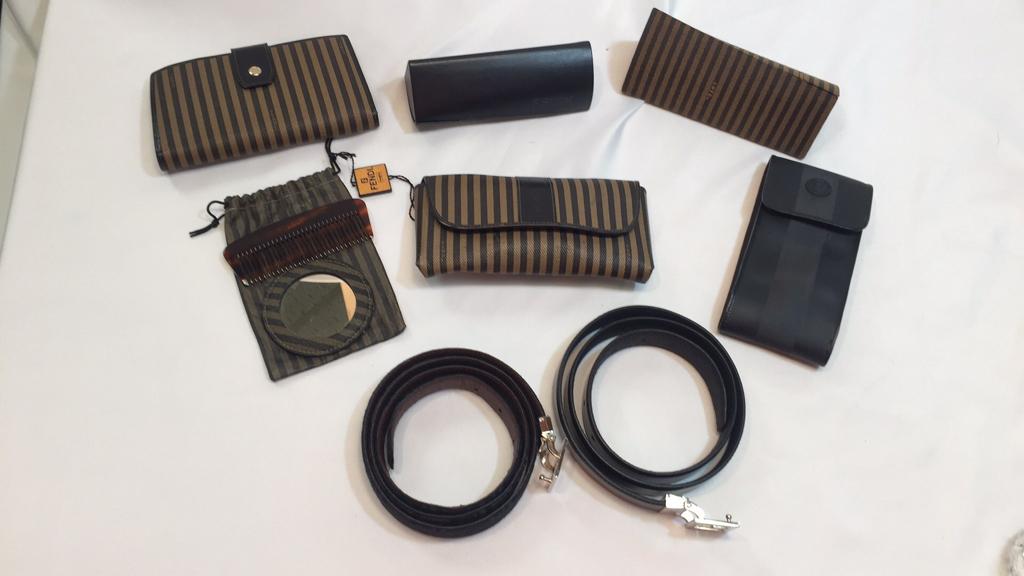 10 PC SIGNED FENDI ACCESSORY LOT (1 of 20)