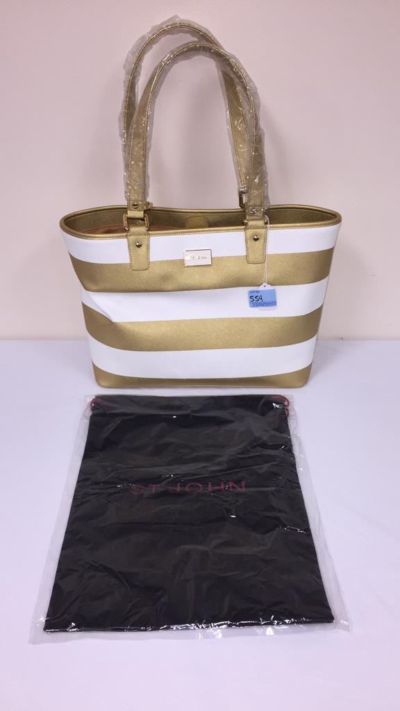 NEW ST. JOHN HANDBAG 15" LONG X 7" WIDE X 11" (1 of 19)