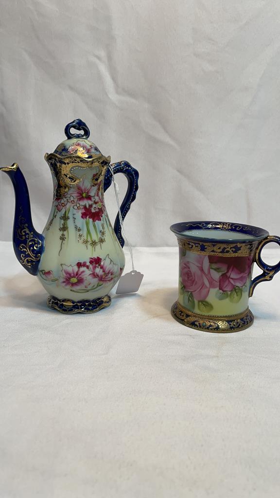 NIPPON PITCHER & SHAVING MUG: NIPPON PITCHER & SHAVING MUG