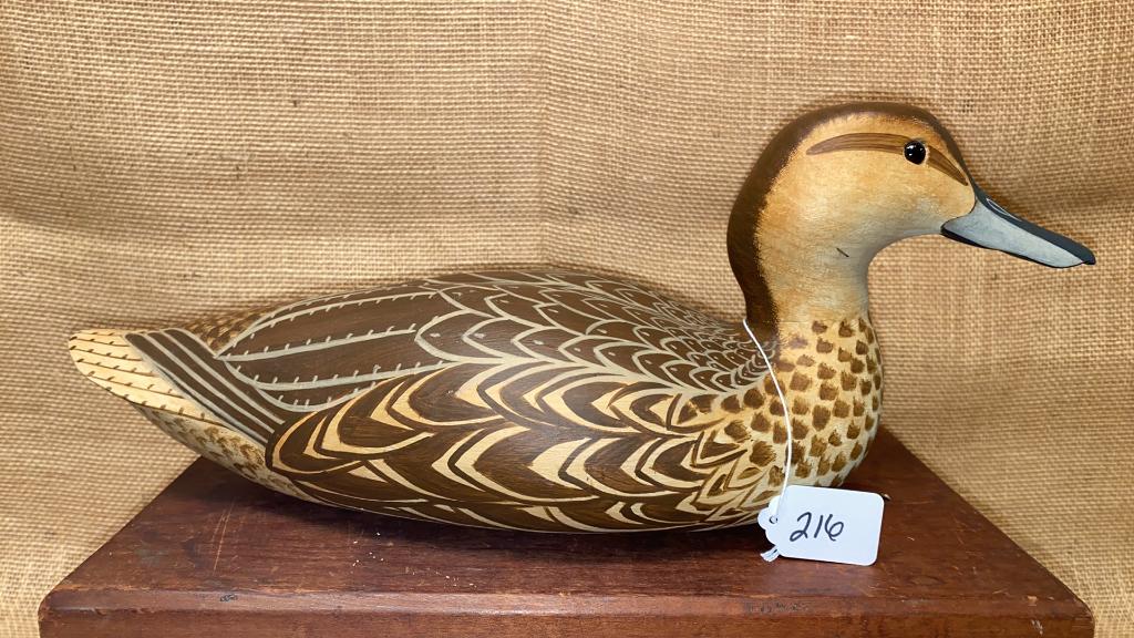 FULL SIZE WARD STYLE HEN MALLARD UNSIGNED: _