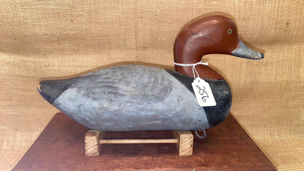 PAUL GIBSON FULL SIZE REDHEAD DECOY: ORIGINAL PAINT