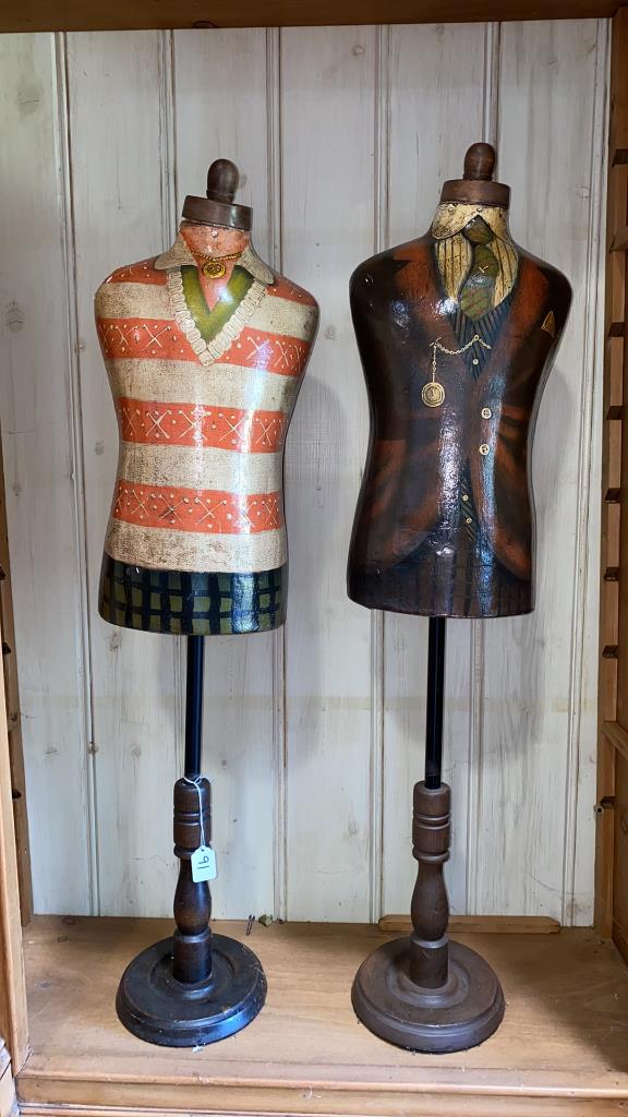 2 PAINTED MANNEQUIN DISPLAYS (1 of 7)
