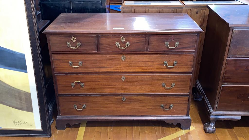 ANTIQUE 6 DRAWER CHEST (1 of 8)
