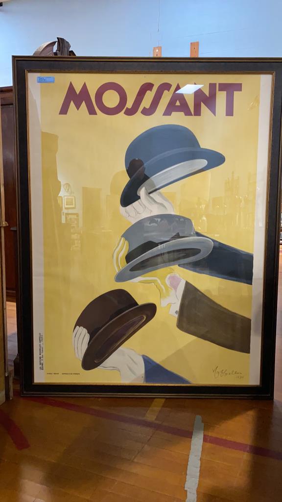 LARGE FRENCH POSTER "MOSSANT" (1 of 6)
