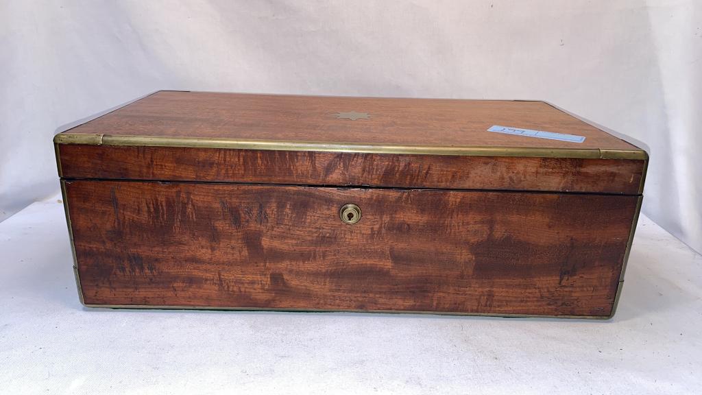 BRASS INLAID LAP DESK (1 of 6)