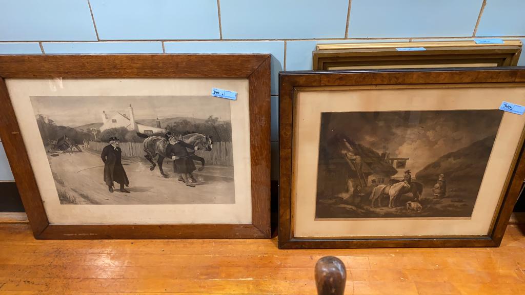 2 LARGE EARLY PRINTS - SEE PHOTOS (1 of 5)