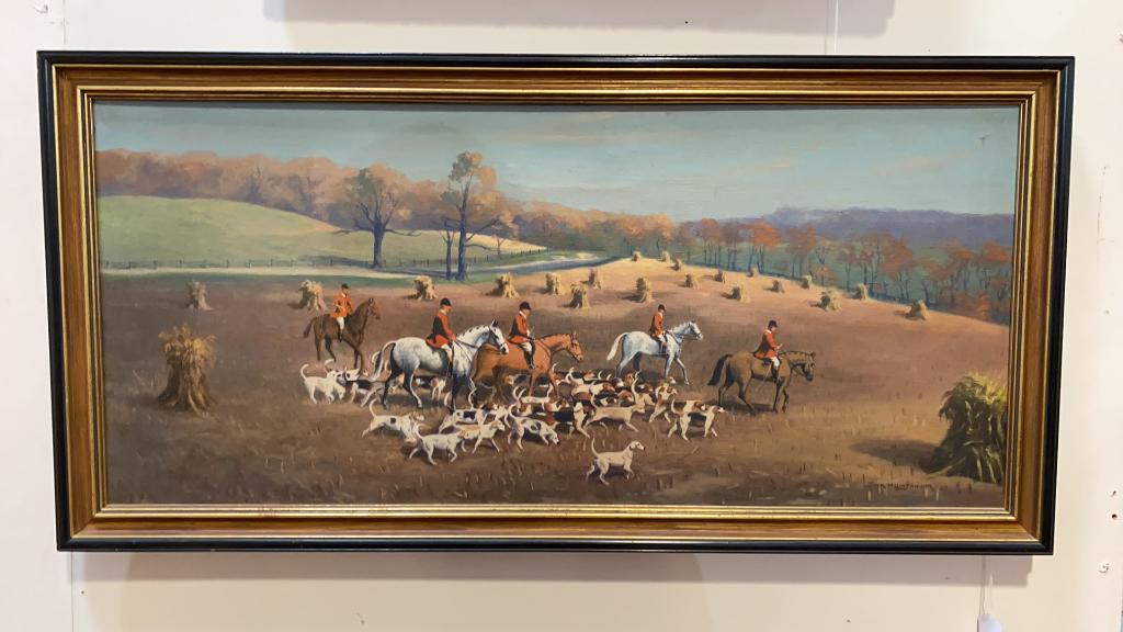 JACK H. LINTHICUM OIL PAINTING ON CANVAS (1 of 4)