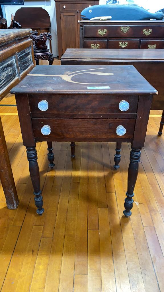 ANTIQUE 2 DRAWER WORK TABLE (1 of 5)
