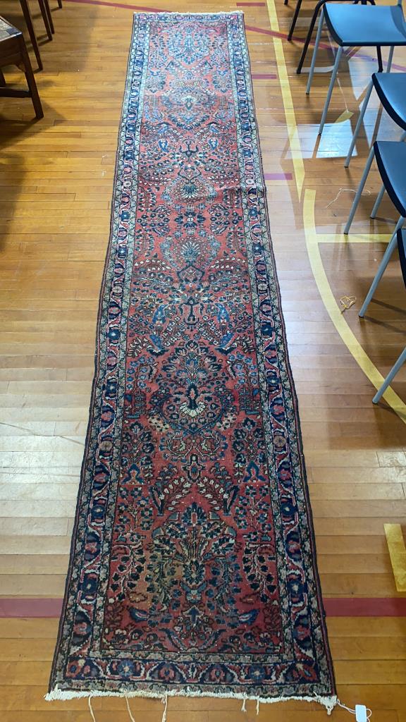 ANTIQUE ORIENTAL RUNNER RUG (1 of 4)