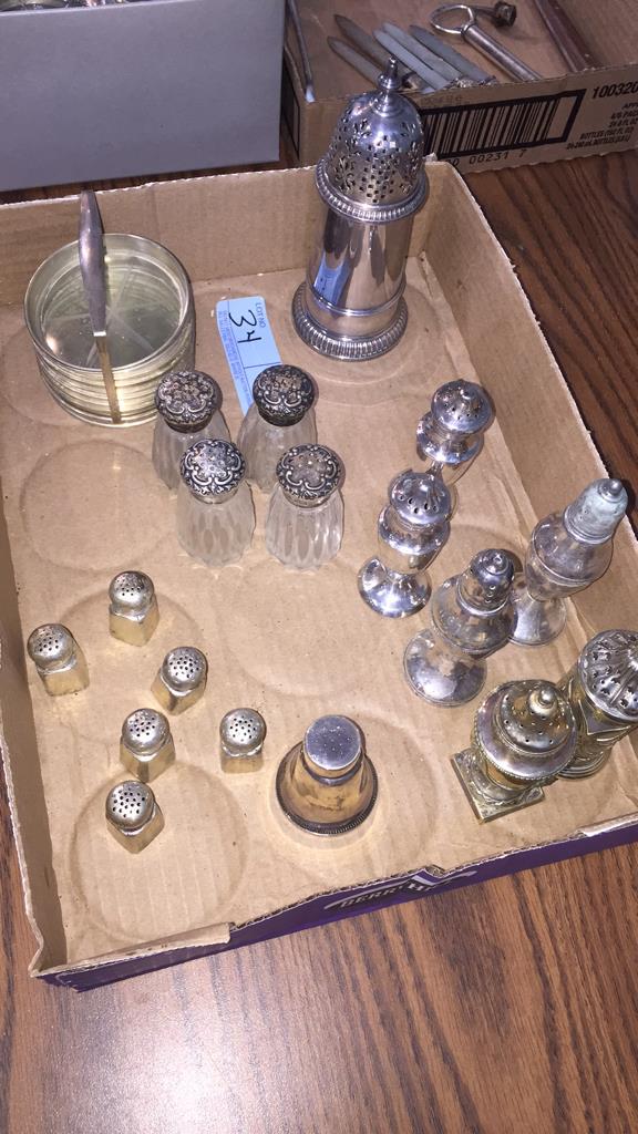 STERLING SHAKERS & COASTERS / SILVER PLATE SHAKER (1 of 14)
