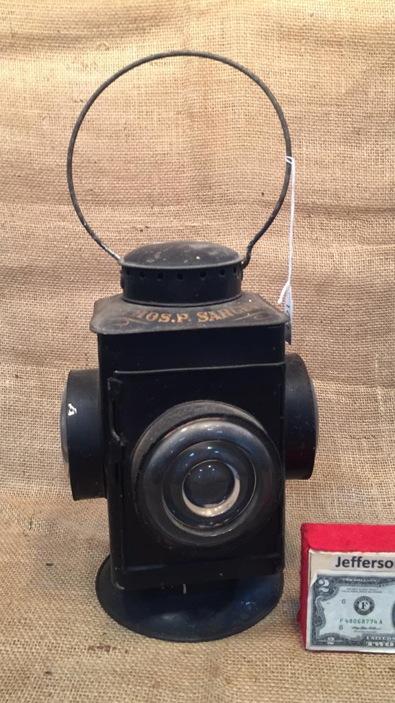ANTIQUE PRESENTATIONAL SIGNAL LANTERN THOS.P.SARGE (1 of 8)