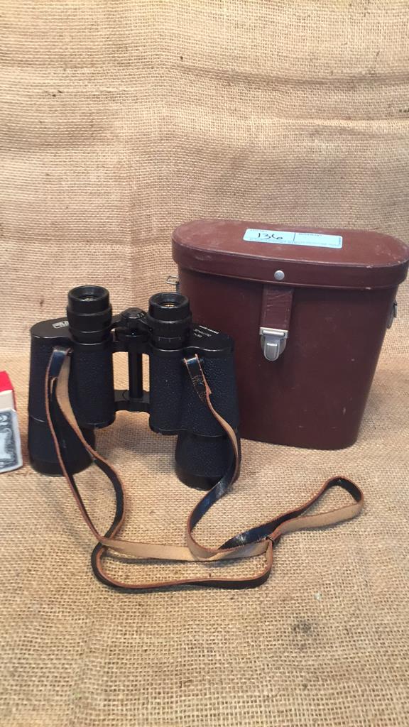 CARL ZEISS - JENA BINOCULARS & CASE JENAUTIC 7X50 (1 of 8)